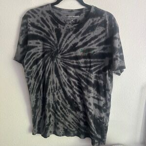 Lucky Brand‎ Merry Juana Tie Dye T-Shirt Men's Medium Christmas Tree Graphic